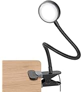 LEPOWER Clip on Light, Reading Lights for Books in Bed with 10 Brightness Levels &amp; 3 Colors, Flex...