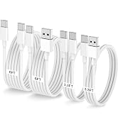 Car Carplay Cable for iPhone 17 16 15, 2-Pack [3.3FT+6FT] 60W USB C to USB C Cable And 2-Pack [3....