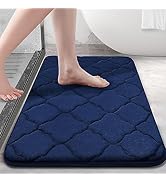 OLANLY Memory Foam Bath Mat Rug 24x16, Ultra Soft Non Slip and Absorbent Bathroom Rug, Machine Wa...
