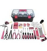 Apollo Tools 170 Piece Household Tool Kit with Carrying Toolbox and Essential Tools for DIY Assem...