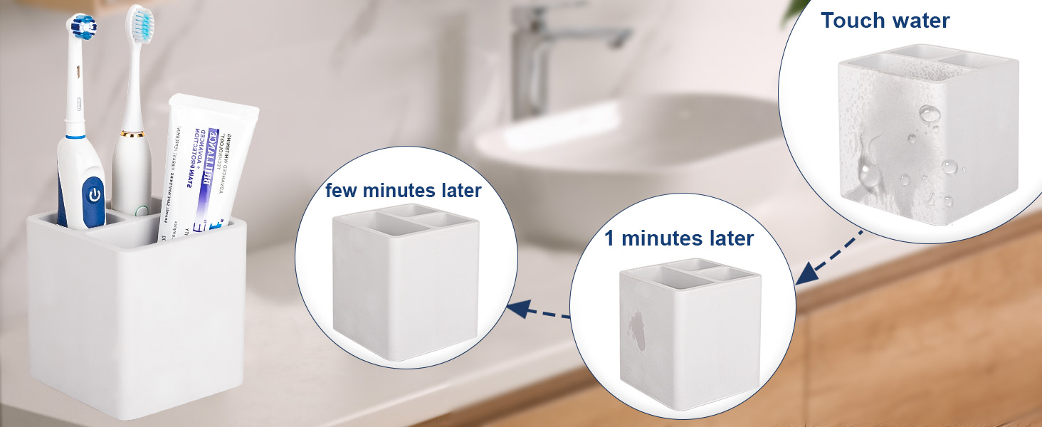 quick dry toothbrush holder