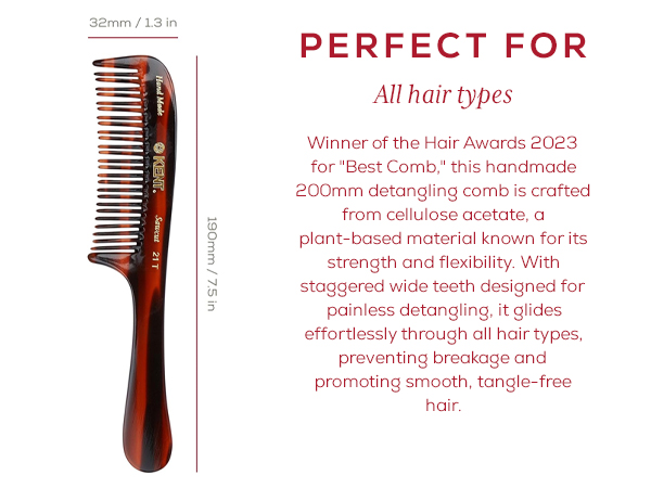 kent 21t perfect for all hair types
