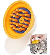 PETHROOM Silicone Cat Brush for Shedding – Gentle Grooming &amp; Relaxing Massage, Light Deshedding T...