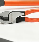 Pliertool Battery Cable Crimper Tool For AWG 10-1/0 Gauge Electrical Lug with 60PCS Copper Wire L...