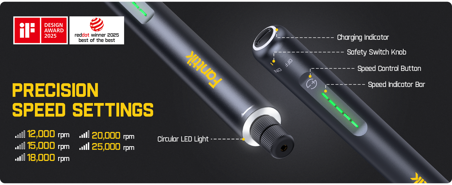Fanttik F2 Master Mini Cordless Rotary Tool Kit 4V