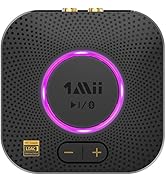 1Mii B06S+ LDAC Bluetooth 5.2 Receiver for Home Stereo Hi-Res Music Streaming, Hi-Fi Wireless Aud...