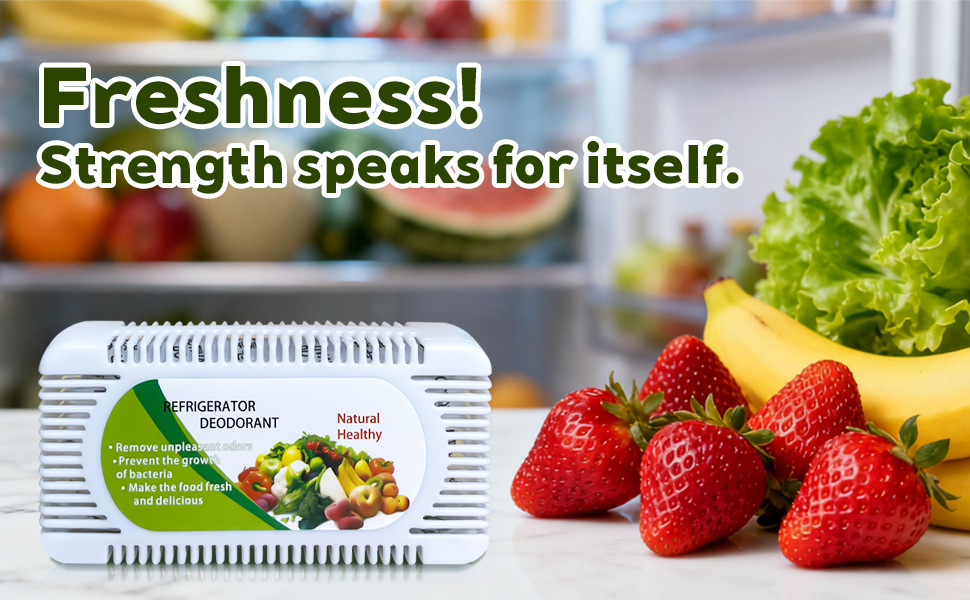 Fridge Deodorizer, Refrigerator and Freezer Deodorizer Odor Eliminator Reusable