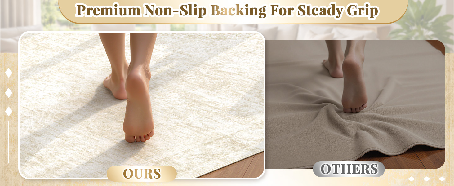 Premium Non-Slip Backing For Steady Grip