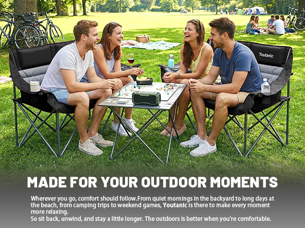 Youtanic camping chair for adults