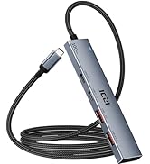 USB C HUB,ICZI 10Gbps USB C Splitter for Laptop, USB 3.2 Gen 2 USB C Hub with USB C 3.2 and 2 USB...