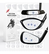 FINGER TEN Golf Club Impact Tape Stickers Labels for Driver Woods Irons Putters Ball Hitting Reco...