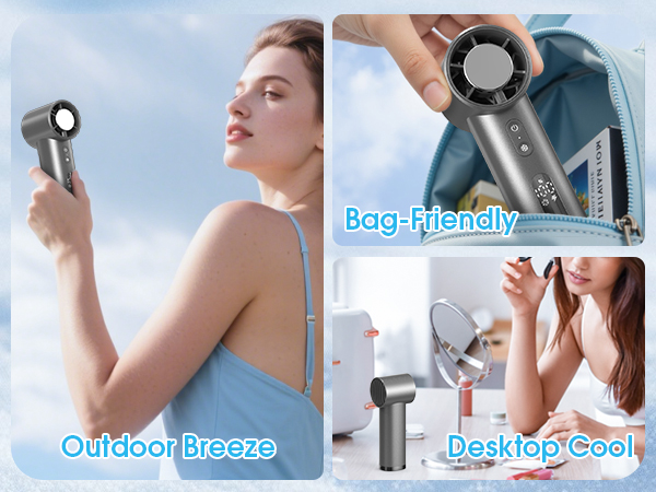 portable handheld turbo fan