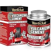 Chemical Vulcanizing Cement 3.4FL.Oz, All Purpose Tire Repair Rubber Glue, Dry Clear Rubber Cemen...