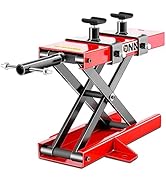 ?DNA MOTORING Motorcycle Scissor Lift Jack Hoist Stand with Saddle and Pins - 1100lbs (500KG) 3.7...