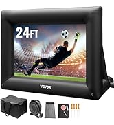 VEVOR Inflatable Projector Screen for Outside with 350W Air Blower Inflatable Screen Oxford Fabri...