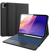 CHESONA iPad Pro 11 Inch Case with Keyboard, Detachable Bluetooth Keyboard with 7-Color Backlight...