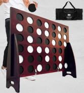 XL Giant 4 in A Row (4ft x 3ft) All Weather with Carrying Case &amp; 60% Quieter Design...