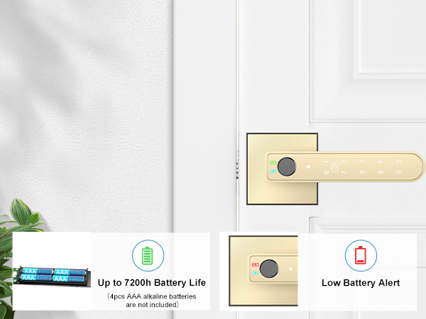 keypad door knob gold