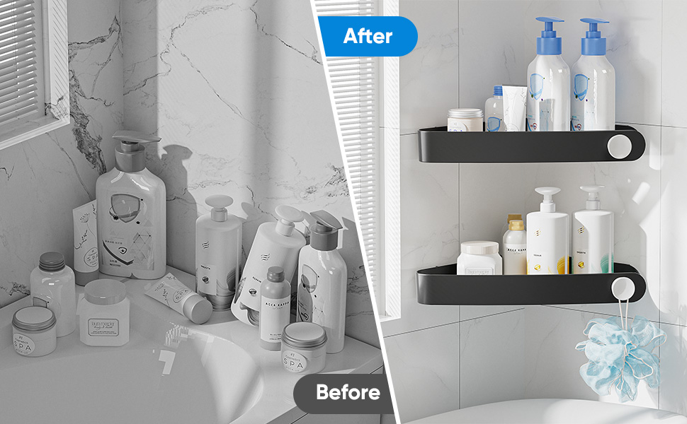shower caddy black