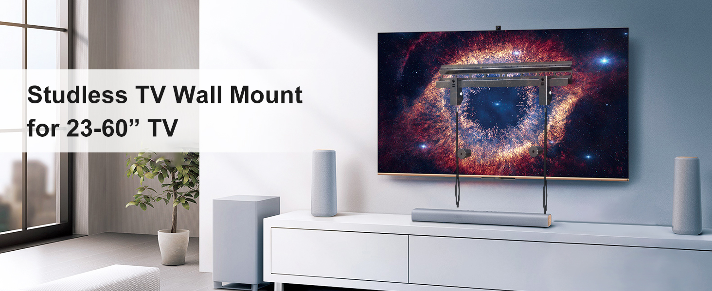 Studless TV Wall Mount