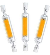 10W 78mm R7S LED Bulb J Type T3 78mm Double Ended Light Bulbs (3 Pack) Equivalent 100W Halogen 78...