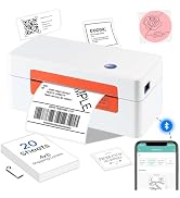 LFPERT Bluetooth Thermal Label Printer, Wireless 4x6 Shipping Label Printer for Small Business &amp; ...