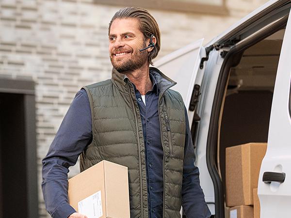 With 2 noise-cancelling microphones, the M300-XT cancels 80% of background noise from your call