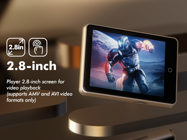 64GB MP3 Player with Bluetooth 5.3, Portable Music Player with Voice Recorder ,FM Radio, Pedometer