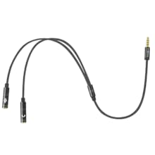 Mic and Headphone Jack Splitter