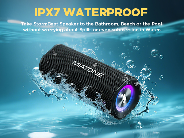bluetooth speaker waterproof