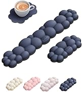 Vaydeer Cloud Keyboard Wrist Rest Set – Ergonomic Memory Foam Wrist Pad for Computer, Laptop & Ga...
