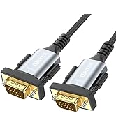 UKYEE VGA to VGA Cable 6ft, 15 pin Monitor Cable 1080P Full HD Cable with Gold-Plated Male to Mal...