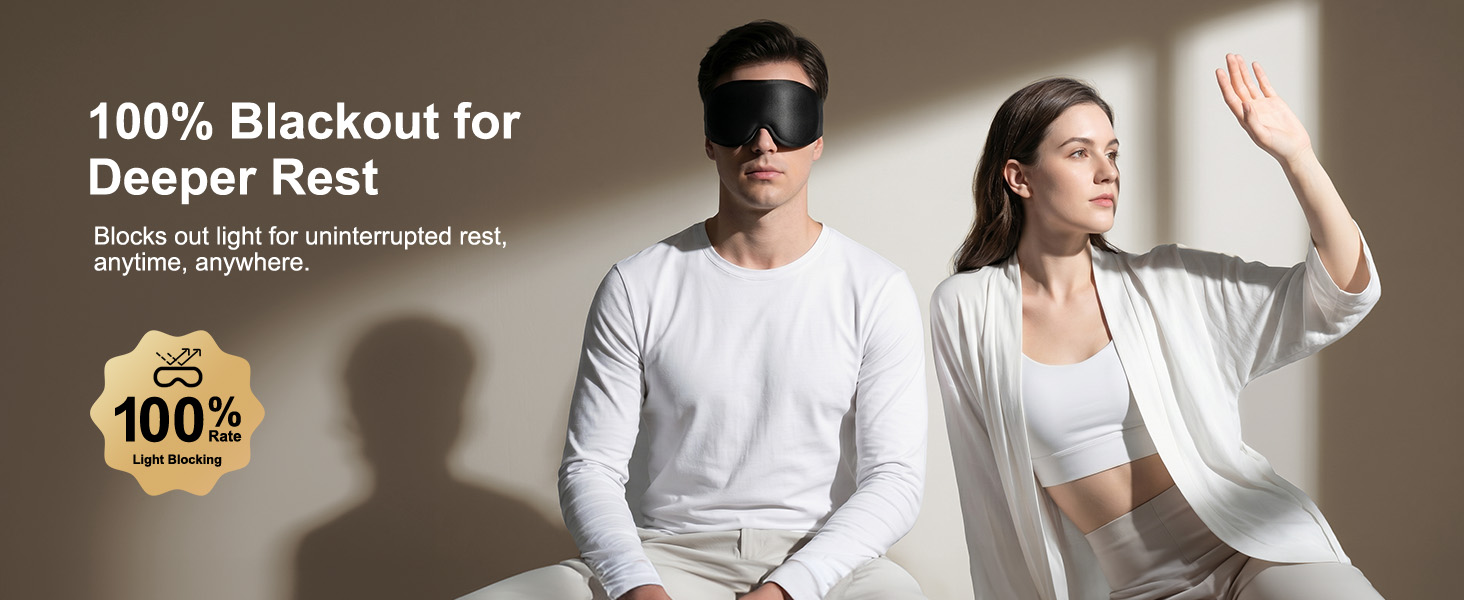weigjhted sleep mask blackout,mens sleep mask blackout,100% blackout sleep eye masks,light blocking