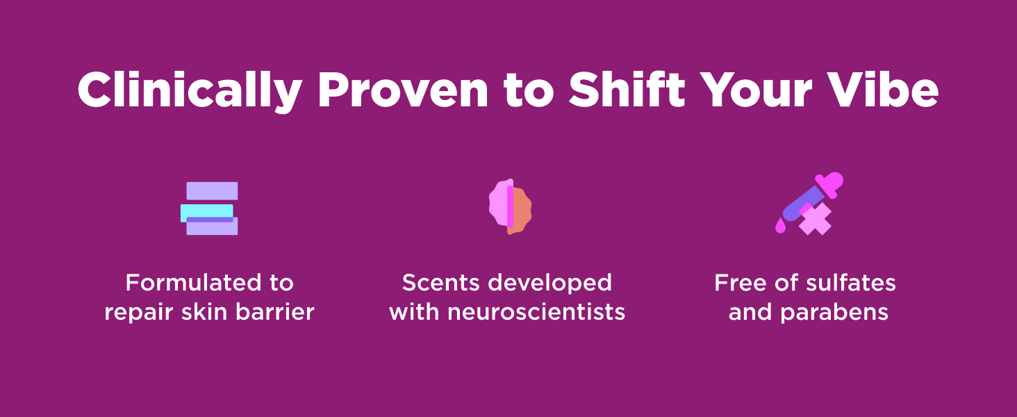 Clinically proven to shift your vibes