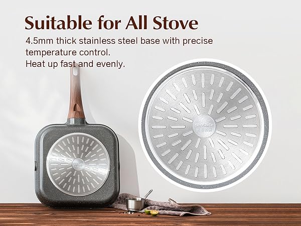 grilling pan nonstick griddle pan