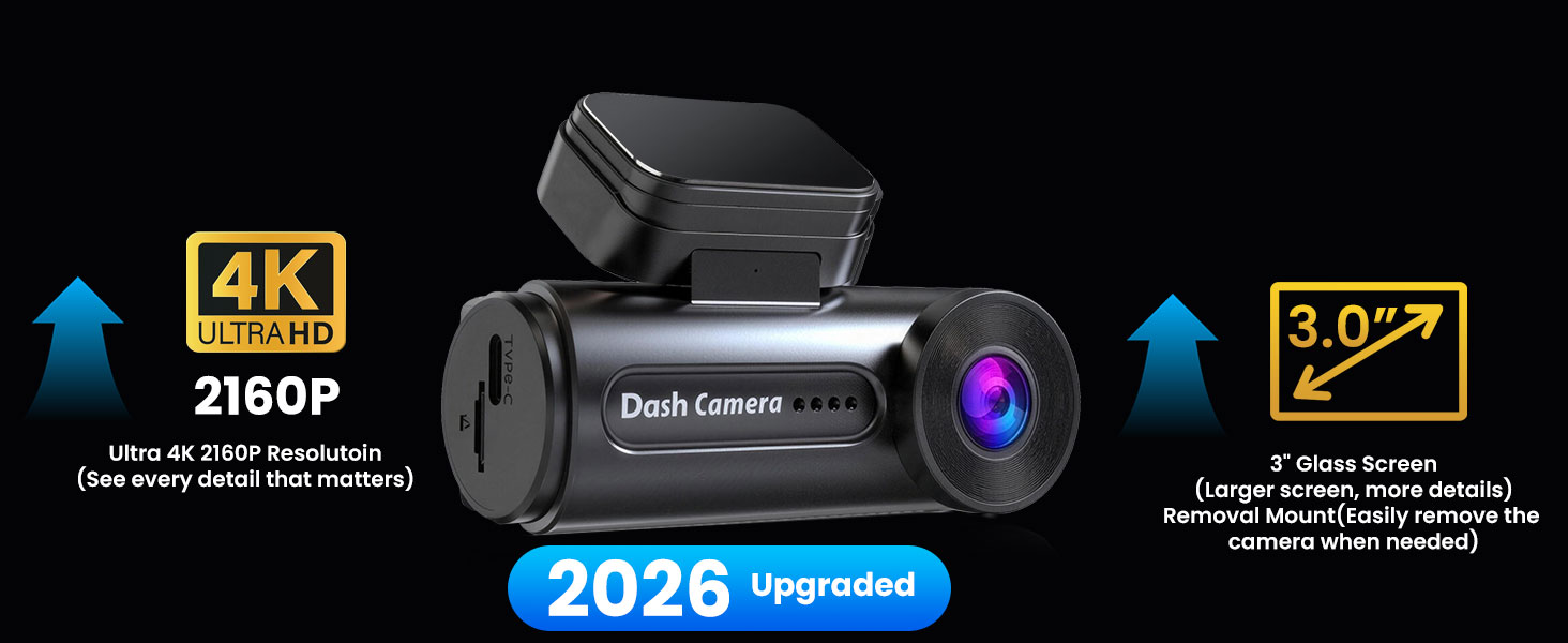 4K dash cam