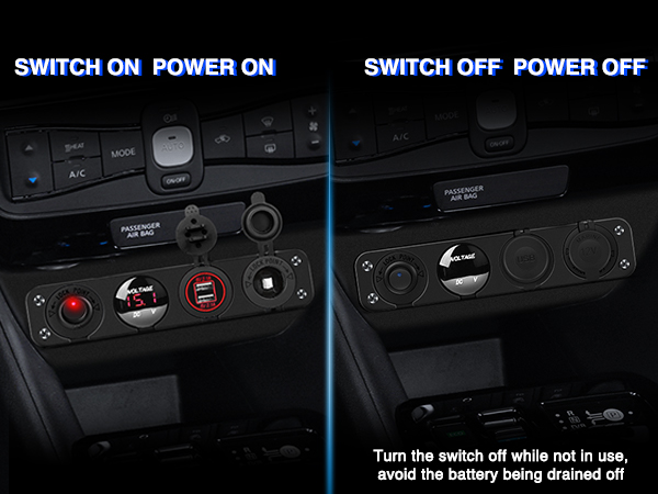 Switch indicator light