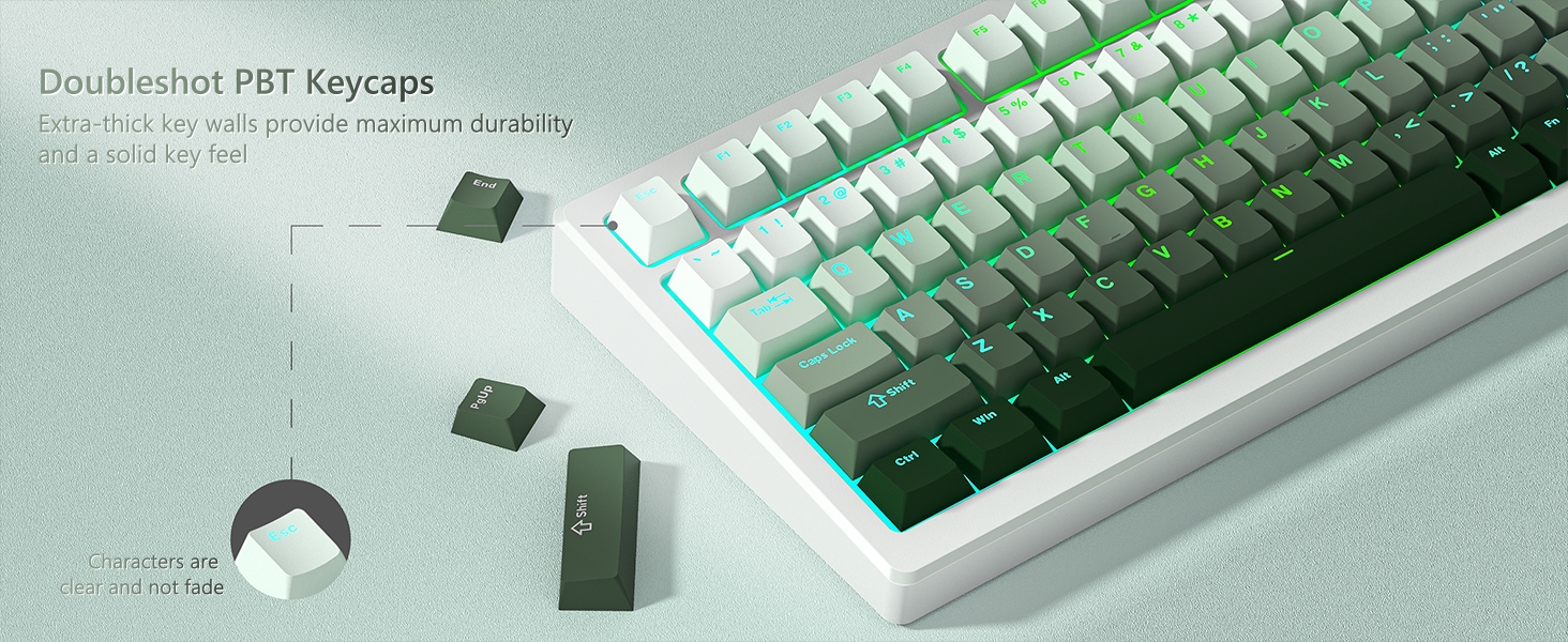 Shine Through Keycaps