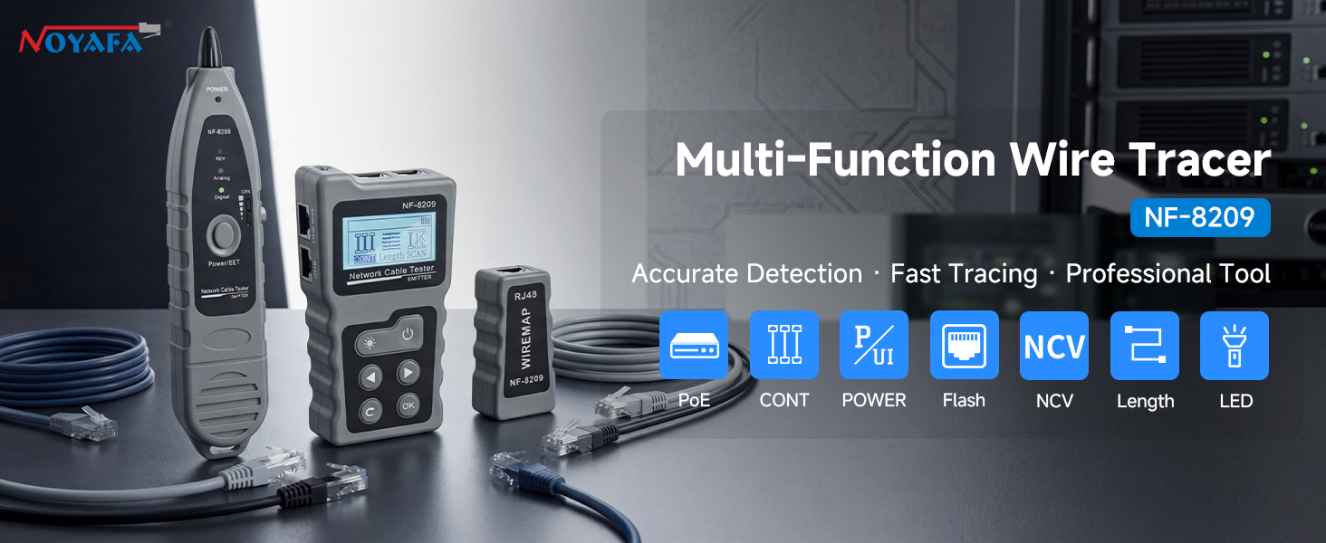 NF-8209 Network Cable Tester