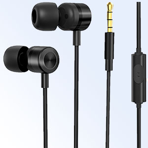 Wired Earphones In-Ear Earbuds with Build-in Microphone