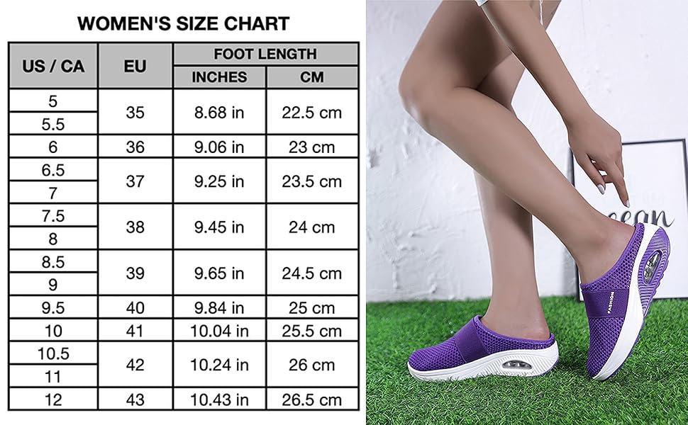Women's Air Cushion Slip-On Walking Shoes