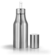 Stainless Steel Oil Dispenser Bottle - Leak-Proof Olive Oil Decanter for Kitchen(17Oz)