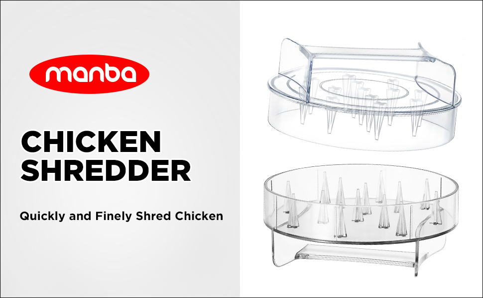 Clear Chicken Shredder Tool Twist Machine