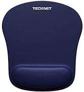 TECKNET Mouse Pad with Wrist Support, Ergonomic Gaming Mouse Pad Pain Relief, Portable Comfortabl...