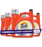 Tide Professional Commercial Liquid Laundry Detergent, 129 loads, 170 Fl oz, For Business Use