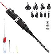 MOSANDON Red Dot Laser Bore Sight Kit for .177 to .54 Caliber Pistols Rifles Scopes, Multiple Cal...