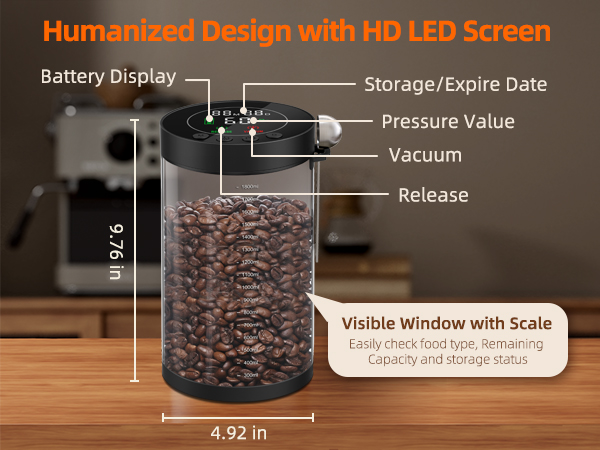 airtight coffee canister