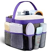 Attmu Mesh Shower Caddy Portable for College Dorm Room Essentials with 8 Pockets, Hanging Shower ...