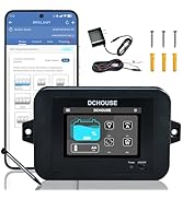 DC HOUSE 4-Way Bluetooth Lithium Battery Monitor,Range 8-75V &amp; Custom Alarm Lifepo4 Battery Monit...