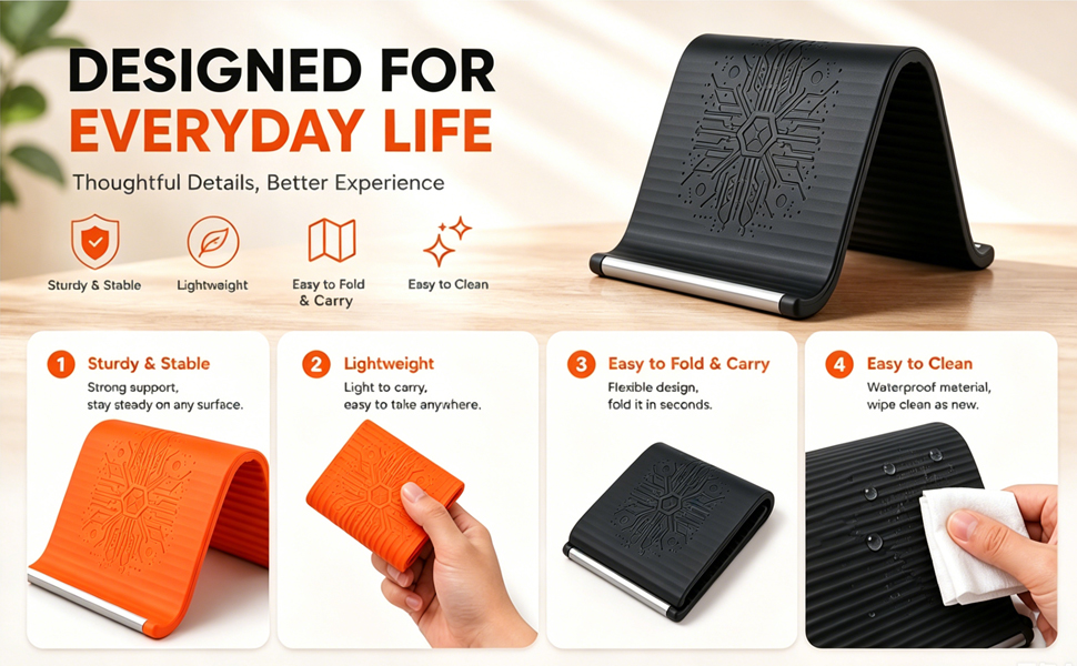 Portable Foldable Silicone